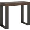 Itamoby Consolle allungabile 90x40/300 cm Tecno telaio Antracite