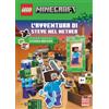PANINI SPA L'avventura di Steve nel Nether. Lego minecraft. Ediz. a colori. Con minifigure di Steve. Con Adesivi