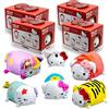#sbabam, Hello Kitty Plush, Giochi per Bambini da Edicola, Peluche Morbidissimo e Colorato, Piccoli Pupazzi Collezionabili, Pupazzo Gioco per Bambino, Regalo Bambini Pupazzetti, Pack da 4