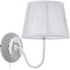 Eglo Leuchten my light Applique Bridekirk in stile shabby chic con base tonda grigia 1XE14 43237/20