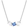 Swarovski Pendente Mesmera, Taglio misto, Blu, Placcato rodio