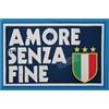 BANDIERA DEL NAPOLI "AMORE SENZA FINE" 3° SCUDETTO CAMPIONI CM 120x80 SENZA ASTA