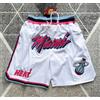Adult Miami Heat Short Pants Stitched With Pocket S-3XL
