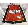Adult Miami Heat Short Pants Stitched With Pocket S-3XL