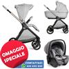 Chicco - Chicco Trio Bellagio Gran Comfort Lunar Rock con Seggiolino Auto First Seat Recline i-size