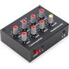 SUNGOOYUE Equalizzatore Audio a 7 Bande, Ingresso Uscita DC5V-12V Regolazione Bassi Alti 12 DB Equalizzatore Digitale a Doppio Canale in Lega di Alluminio
