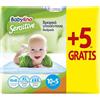 Babylino Sensitive Teli cambio 60x90, Traversine letto con assorbenza extra, 15 Unità