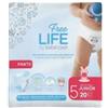 ONTEX Pannolini Mutandina Taglia 5 Junior 12/17 Kg FreeLife Bebe