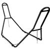 GYMAX Supporto per Amaca da Giardino, Portata di 200 kg, Telaio Metallico per Amaca a Dondolo, Doppio Tubo in Ferro, con Piedini Antiscivolo, Stabile e Durevole per Interno/Esterno