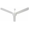 Melchioni Family | Ventilatore da Soffitto con 3 Pale, 5 Velocità, Diametro 120 cm, 65 W di Potenza, Comando Filare a Parete, Colore Bianco, MF 2215AS