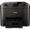 Canon Maxif MB5450 Stampante Multifunzione Inkjet, 24 ipm in Bianco e Nero, 15.5 ipm a Colori, 600 x 1200 dpi, Nero/Antracite