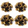 Umibow 4 fermagli per capelli a forma di rosa, stile messicano, con fiori, forcine per capelli e ballerini di flamenco, cappelli per feste da tè, accessori per donne (oro)