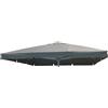 VivaGarden Telo Copertura per Ombrellone Juan 5 x 5 mt colore Tortora - OM807127