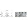 OSCULATI Cerniera in Acciaio Inox mm 45x110 Spessore 2mm