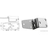 OSCULATI Cerniera a Sbalzo in Acciaio Inox 97,8x37 mm