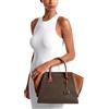 Michael Kors Sac Scolaire Avril Grand Sac À Marrone