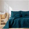AmeliaHome Copriletto 260 x 280 cm, double face, trapuntatura Ultrasonic, poliestere Ophelia indaco
