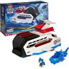 PAW Patrol Aqua Pups, Whale Patroller, Personaggio di Chase e Veicolo Inclusi, Giochi per Bambini e Bambine, 3+ anni