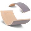 KiddyMoon Tavola Di Equilibrio In Legno Per Bambini Montessori BB-001, Natural