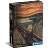 Clementoni - 39791 - Museum Collection - The Scream - 1000 Pezzi - Puzzle Adulti, Arte, Puzzle Quadri Famosi, Dipinti Famosi, Made In Italy