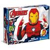 Clementoni - 18609 - Maschera Marvel Iron Man - Gioco Creativo - Made in Italy, 5 Anni+