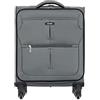 OCHNIK Valigia piccola | Valigia morbida | Materiale: Nylon | Colore: Grigio| Taglia: S | Dimensioni: 54×40×19 cm | Capacità: 39l | Alta qualità