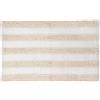 KASANOVA Tappeto bagno ciniglia 50x80 cm righe beige bianco