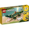 LEGO Creator 3in1 coccodrillo 31121 Building Toy Featuring Wild Animal Toys (454 pezzi)