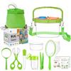 GmeDhc Kit Exploration Bambino, Scatola per Insetto per Bambini, Lente d'Ingrandimento, Rete di Cattura, Zaino Giocattolo all'aperto per Bambini, Kit Esploratore per Bambini per Ragazzi e Ragazze di