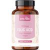 Alpha Foods Acido folico 400 mcg | 400 compresse di vitamina B9 alto dosaggio | Gravidanza e Fertilità | Riduce l'affaticamento & supporto al sistema immunitario | Alta biodisponibilità | Vegano | Alpha Foods