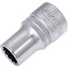 Hazet 900Z-11 Inserto Chiave a Bussola Doppio Esagono, Argento, Attacco Quadro, Cavo, 12.5 mm 1/2 di Pollice