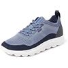 Geox Spherica U, Sneakers Uomo, Avio Marina, 44 EU Stretta