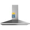 Cecotec Cappa aspirante piramidale 90 cm Bolero Flux PM 903500 Inox B. Motore 65 W, finitura inox, aspirazione 350 m3/h, controllo meccanico, 3 livelli di potenza, luce e filtro al carbonio