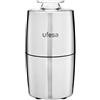 Ufesa MC0470 Macina caffè Elettrico, 70 g di capacità, 200 W di Potenza, Lama in Acciaio Inox, Contenitore con microinterruttore, Coperchio Trasparente, Faux Leather