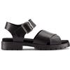 Clarks Orinoco Cross, Sandali Donna, Black Leather, 38 EU