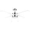 Cecotec - Ventilatore da Soffitto con luce EnergySilence Aero 450 IronWhite 50 W 106 cm con Luce, 3 Velocità, 4 Pale Reversibili e Modalità Inverno-Estate