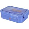 KASANOVA Porta pranzo con divisori e posate blu