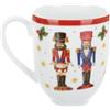 KASANOVA Tazza Mug Natalizia Soldatini 440 ml Porcellana