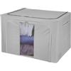 KASANOVA Scatola armadio doppia cerniera 50x40x40 cm grigio