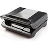 Princess Griglia Elettrica a Contatto, 700 watt, superficie grill 23x13 cm, lunghezza cavo 0.75 m, Nero