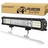 AUXTINGS 45 cm 450W barra luminosa a LED da lavoro fascio di luce per camion trattori 4x4 barca fuoristrada fendinebbia,12V 24V impermeabile IP67