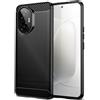 BCASE CUSTODIA B-CASE TPU SILICONE COVER CASE PER HONOR 300 CARBON METAL BLACK