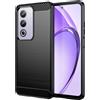 BCASE CUSTODIA B-CASE TPU SILICONE COVER CASE PER OPPO A80 CARBON METAL BLACK