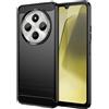 BCASE CUSTODIA B-CASE TPU SILICONE COVER CASE PER POCO C75 CARBON METAL BLACK