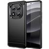 BCASE CUSTODIA B-CASE TPU SILICONE COVER CASE PER POCO X7 CARBON METAL BLACK