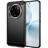 BCASE CUSTODIA B-CASE TPU SILICONE COVER CASE PER REALME 14 PRO PLUS CARBON METAL BLACK