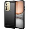 BCASE CUSTODIA B-CASE TPU SILICONE COVER CASE PER REALME C75 - 14X 5G CARBON METAL BLACK