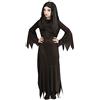 W WIDMANN MILANO Party Fashion - Costume da bambino Mortisia, vestito, strega, Halloween | Abito nero lungo fino ai piedi per costumi da strega, look gotici, Halloween, Carnevale