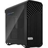 Fractal Design Design frattale torrent nero tg scuro tinta (con finestre di vetro intrecciate s