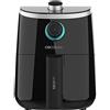 Cecotec Friggitrice ad Aria da 2 Litri Cecofry Compact 2000 900 W, senza Olio, Dietetica, Manuale e Compatta, Tecnologia PerfectCook, Termostato e Tempo Regolabile, Nero